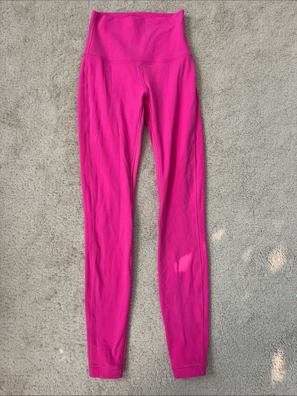 Lululemon Athletica Hot Pink High-Rise Leggings
